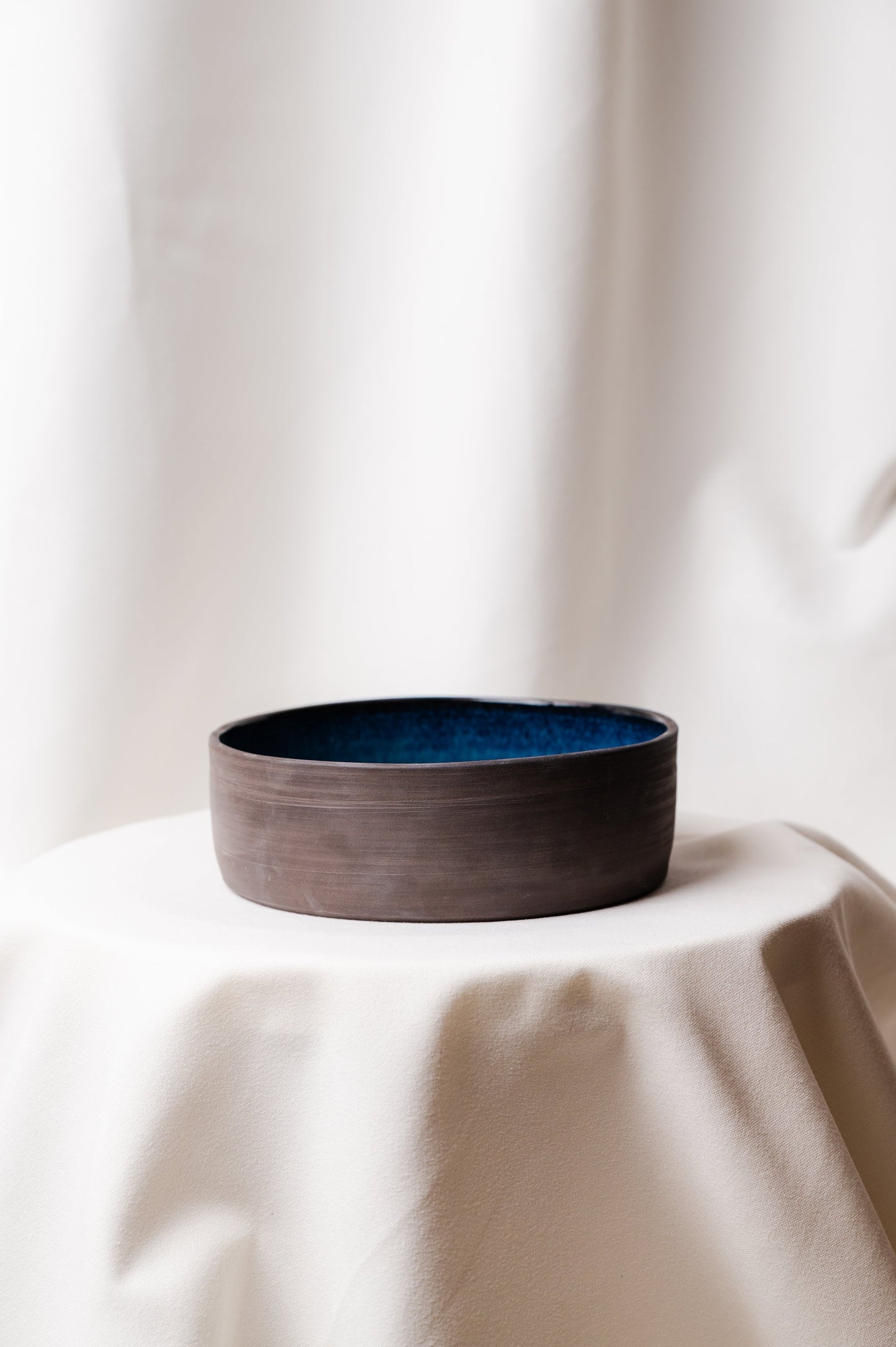 Ceramic Bowl Circle Sapphire