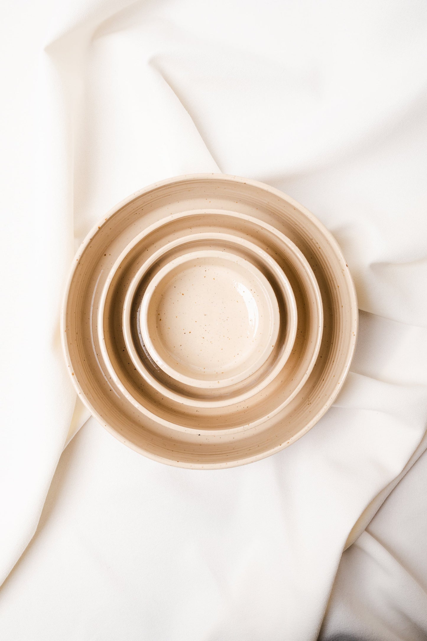 Ceramic Bowl Circle Sand