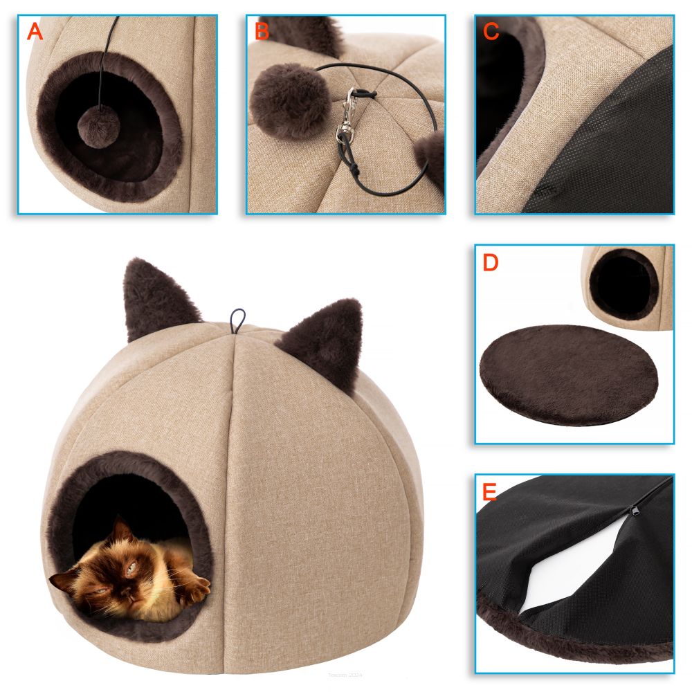 Pelech pre mačku KITTY HEAD XXX 